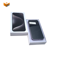 Boîte d'emballage personnalisée pour téléphone portable, boîte d'emballage vierge pour iPhone 14 16 Pro avec espace pour câble, chargeur, écouteurs