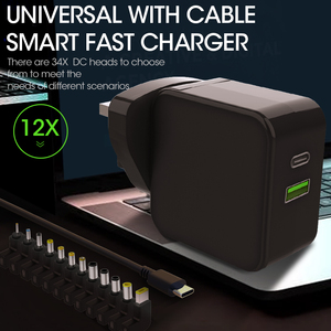 Chargeur universel pour ordinateur portable 65W DC AC avec 12 embouts pour la plupart des ordinateurs portables/ordinateurs portables <span class=keywords><strong>LSN</strong></span>-2026AD02 - Product Image 2