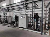 Usine de traitement d'eau par osmose inverse à double étage 50 TPH pour systèmes d'eau potable des aéroports, municipalités et infrastructures gouvernementales