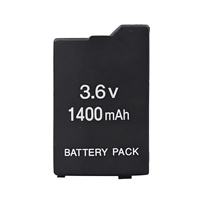 Batterie rechargeable au lithium-ion polymère 3,6 V 1400 mAh réelle, remplacement pour batterie PSP 2000/3000 PSP-S110