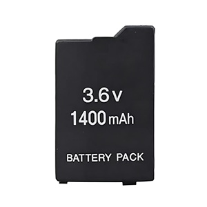 Batería Recargable de Polímero de Iones de Litio Real de 1400 mAh y 3.6 V, Repuesto para <span class=keywords><strong>PSP</strong></span> 2000/3000 <span class=keywords><strong>PSP</strong></span>-<span class=keywords><strong>S110</strong></span> - Product Image 1