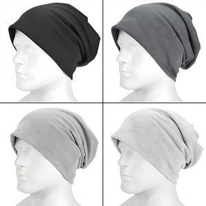 Logo personnalisé en gros longue tresse surdimensionné mince coton tête de mort casquette <span class=keywords><strong>chimio</strong></span> casquette <span class=keywords><strong>nuit</strong></span> dormir chapeaux en gros pour toutes les saisons - Product Image 5