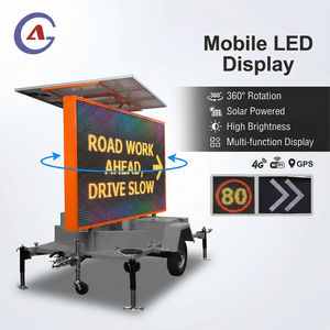 Remorque à panneau d'affichage <span class=keywords><strong>variable</strong></span> Chine 2025 – Écran LED basse consommation, résistant aux intempéries, homologué MUTCD, indice IP65, meilleur prix - Product Image 2