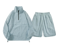 Ensembles de shorts personnalisés pour hommes Ensemble de shorts en nylon Ensemble de shorts coupe-vent