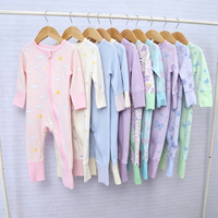 Exporteer Kleding voor Baby's op Maat, 100% Biologisch Katoen, Anti-Fade Rompers, Lichtgewicht Kinderpyjama's