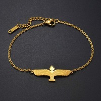 Brazalete Arameo con Grabado de la Bandera Arábiga para Hombre y Mujer, Joyería