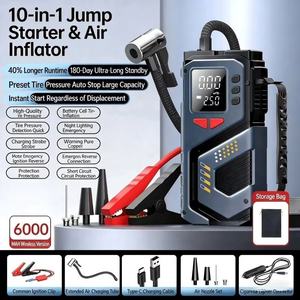 Arrancador de Emergencia Todoterreno WOSEN con Inflador de Neumáticos, Bomba de Aire Recargable a Prueba de Agua con Banco de Energía para Inflado Rápido de Neumáticos - Product Image 2