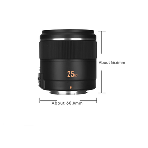 เลนส์ NiceYONGNUO YN 25 มม. F1.7M 25 มม. STM สำหรับกล้อง <span class=keywords><strong>Panasonic</strong></span> และ Olympus M4/3 Mount G95 GF9 GX9 มาโคร 4/3 รูรับแสงกว้าง ระบบ AF - Product Image 1