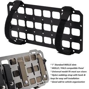 ที่เก็บของในรถยนต์แบบยูนิเวอร์แซล แผ่นโมลล์ ช่องขนาด 1 นิ้ว พร้อมสายยางยืด สำหรับตกแต่งภายในรถยนต์ - Product Image 5