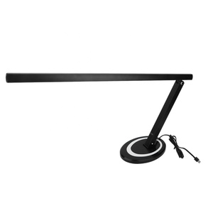 Lámpara de <span class=keywords><strong>mesa</strong></span> portátil de 48 LED, luz de escritorio <span class=keywords><strong>plegable</strong></span> para tatuaje/manicura/maquillaje, ojo negro - Product Image 1