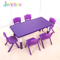 Ensemble de chaises et de tables en plastique pour enfants, bas prix, OEM