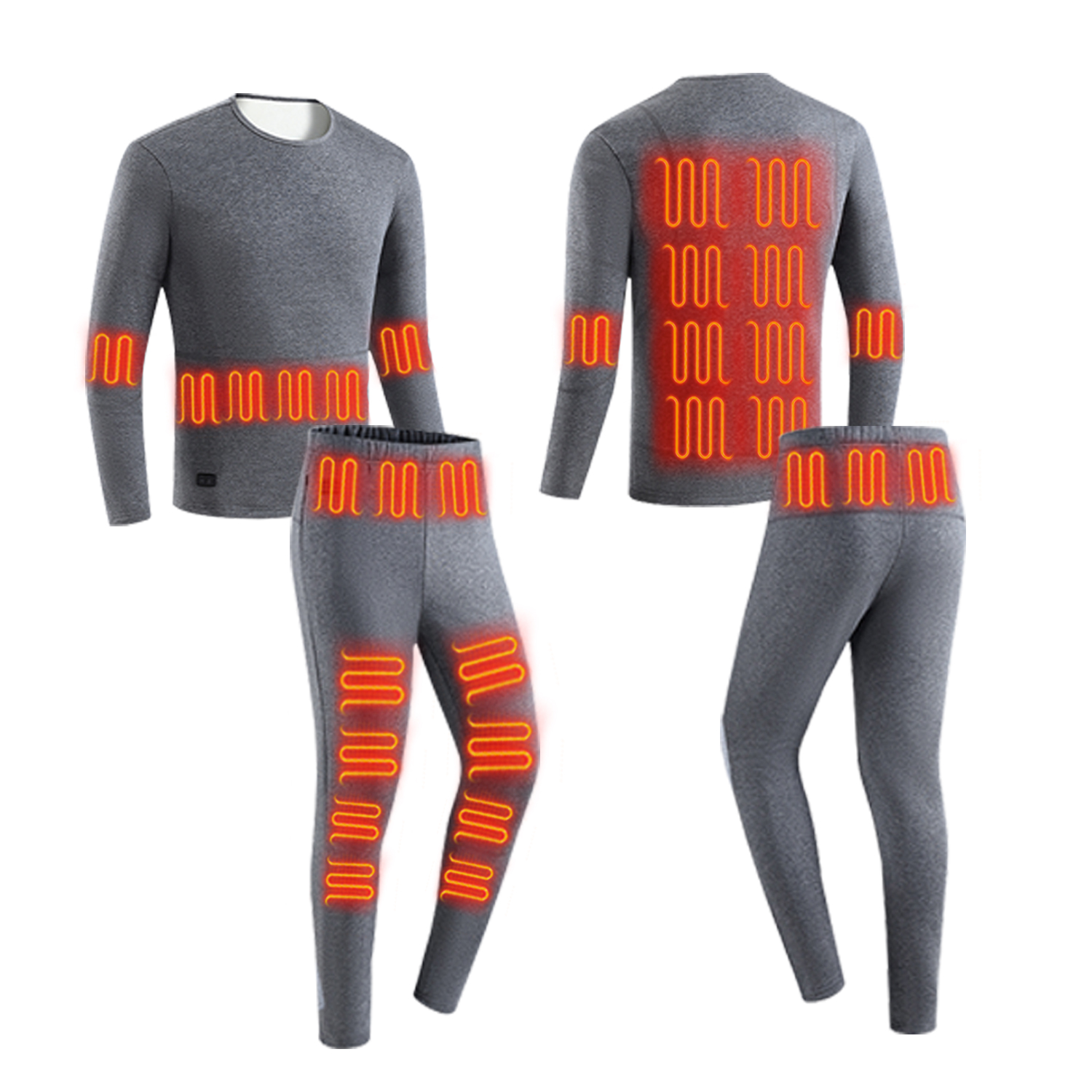 traje gris