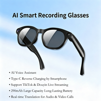 Gafas Inteligentes CY03 con IA, Cámara de 8MP, Video con IA, Traducción en Tiempo Real, Transmisión en Vivo, Carga Inversa, para Influencers y Viajes