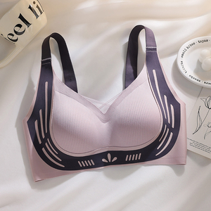 Yüksek Kaliteli Rahat Destekli Balensiz Kadın Sütyeni Toptan Sabit Kuplu Destekleyici Sarkmayı Önleyici Spor Dikişsiz Sütyen - Product Image 5