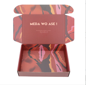 Factory Made Cheap Shipping Cardboard Kraft Paper Packaging Boxs Corrugated Foldable Mailer Box