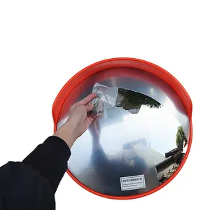 Miroir convexe incassable de sécurité en acrylique pour l'extérieur, 100Cm