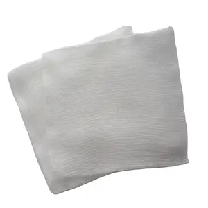 10X10 Cm Paraffine Dubbele Wrap Niet-steriele Medische Dressing Gaas Wattenstaafje Pakken Met Katoen