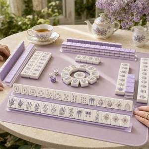 Juego de Mahjong Americano de 160 Piezas, Moderno, Portátil, Acrílico Grabado, con Etiqueta Privada Personalizada - Product Image 5
