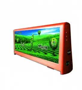 P2.5 LED car mounted screen ultra-thin high-definition outdoor waterproof double-sided roof screen Taxi LED display