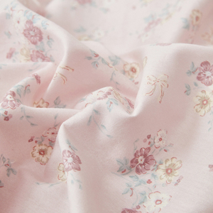 Parure <span class=keywords><strong>de</strong></span> draps en <span class=keywords><strong>gaze</strong></span> double imprimée à prix abordable, draps imprimés couleur unie, ensembles <span class=keywords><strong>de</strong></span> literie pour usage domestique - Product Image 2