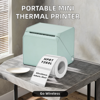 T260L Mini imprimante thermique sans fil 2 pouces étiquette de code-barres mobile IOS et impression d'étiquettes de code-barres IOS disponibilité en gros