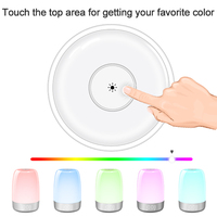 Veilleuse Réveil LED pour Bébé, Lampe de Chevet Tactile pour Chambre d'Enfant, Veilleuses LED pour Allaitement, Réveil Lumière Naturelle