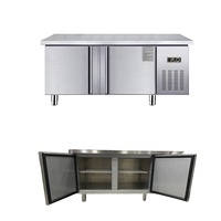 Congélateur de table de travail d'établi d'acier inoxydable de matériel de réfrigération de réfrigérateur d'Undercounter