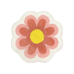 <span class=keywords><strong>Tappeto</strong></span> <span class=keywords><strong>Rotondo</strong></span> <span class=keywords><strong>in</strong></span> Peluche a Forma di Fiore per Soggiorno, Camera da Letto, Bagno, Antiscivolo, Decorazione per Cameretta - Product Image 6