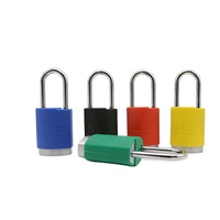 Cadenas MOK haute sécurité 32 mm en laiton avec roulement à billes, étanche IP68, petit modèle avec clé maîtresse pour boîte à espèces bancaire
