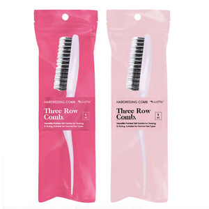 Hair Styling Brush <b>Rat</b> <b>Tail</b> <b>Comb</b> Large Nylon Teeth Portable Travel Use ABS Nylon Material Guangzhou Origin - Product Image 2