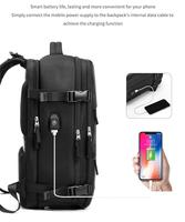 Sac à dos pour ordinateur portable BANGE unisexe 15,6 pouces en Oxford avec port USB, imperméable, pour l'école et les voyages