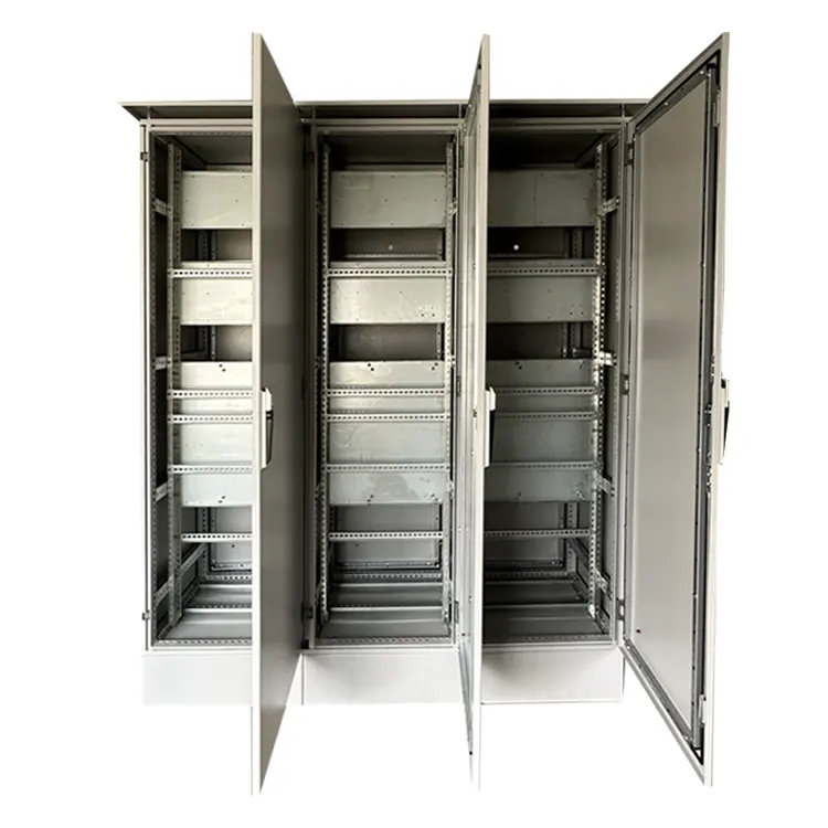 Caixas de painel elétrico para exteriores de gabinete de metal, gabinete de controle OEM, gabinete elétrico de distribuição