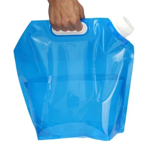Cube de stockage d'eau Conteneur pliable de qualité supérieure 5L/10L Sacs de transport de stockage d'eau pliables de qualité alimentaire sans BPA