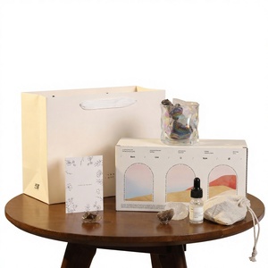 Natural Crystal Aromatherapy Diffuser <b>Gift</b> <b>Set</b> With Aroma Stones For Home Fragrance And Gifting - Product Image 1
