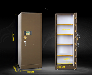 Medium-sized household with electronic digital <b>lock</b> electronic key double-<b>box</b> color safe - Product Image 2