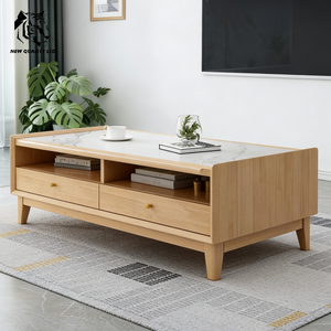 Muebles para el Hogar de Diseño Moderno, Fabricados en Fábrica, Buen Precio, Personalizables, MOQ Bajo, Envío Inmediato, de Madera y Mármol, Ecológicos, Fáciles de Montar - Product Image 3