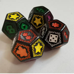 Dnd <span class=keywords><strong>Dice</strong></span> Rpg ลูกเต๋าหลากขนาด,ชุดลูกเต๋าเกมส์คาสิโนพลาสติกตรวจสอบอะคริลิคเรซิ่นหลายขนาด - Product Image 4