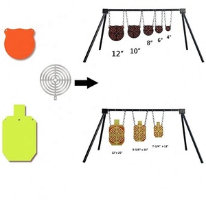 Bersagli in Acciaio ASTM AISI AR500 Laminati a Caldo, Spessore 3/8'', con Motivo Personalizzato, Durevoli per Pratica all'Aperto, Accessori per Bersagli - Product Image 6