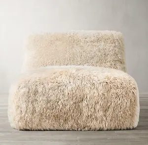 Sassanid Design Home Furniture Postmodernism Luxury Living Room <strong>Yeti</strong> Sheepskin <strong>Chair</strong> - Product Image 2
