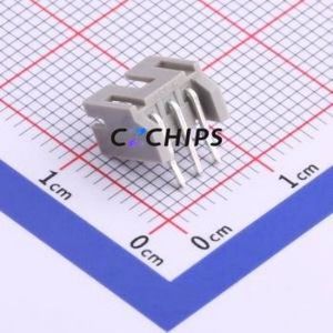 S3B-PH-KL(LF)(SN) Wire-to-Board Pin Header Bent Lead Through Hole,P=2mm Connector 1x3P 2mm Right Angle Insert PH - Product Image 2