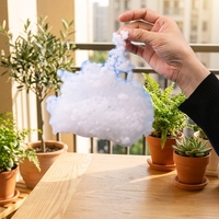 Fibre de polyester 100% vierge, creuse et conjuguée, pour le rembourrage de textiles de maison