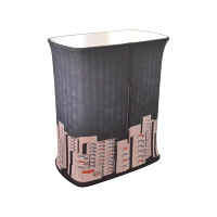 Table de promotion portable pliable en tissu tendu personnalisable, comptoir, bureau, présentoir pour exposition, supermarché, publicité, imperméable