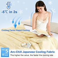 Couette d'été matelassée respirante et moderne, rafraîchissante, écologique, Q-Max>0.5, Arc-Chill, légère, double face rafraîchissante