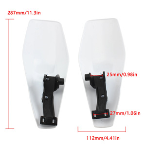 ZUQING – protège-mains blanc HB135 pour Husqvarna FE250 FE450 TE125, accessoires de guidon de moto - Product Image 5