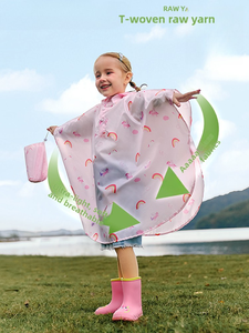 Impermeable Infantil Transparente <span class=keywords><strong>con</strong></span> Diseño de Unicornio Arcoíris Espacial, <span class=keywords><strong>con</strong></span> Visera, Ligero, para Niños y Niñas - Product Image 5