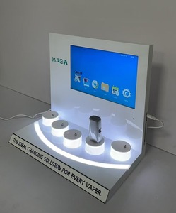 Espositore da Tavolo in Acrilico Ecologico e Riciclabile Personalizzato con Lettore Video LCD e Illuminazione LED per Negozi al Dettaglio Digitali e Tabaccherie - Product Image 4