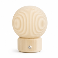 Lampe de table LED sans fil rechargeable par USB, à commande tactile, éclairage du jour, décorative, écologique en PLA, pour salon, lecture, style moderne
