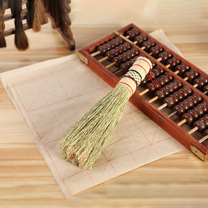 Brosse de cuisine <span class=keywords><strong>en</strong></span> poils de sorgho tissés à la main avec manche <span class=keywords><strong>en</strong></span> bois pour la cuisine domestique - Product Image 2