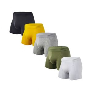 Ropa Interior Deportiva para Hombre, Calzoncillos Boxer de Algodón Transpirable de Cintura Media, Tejido Elástico, Antibacteriano y Resistente al Desgaste - Product Image 1