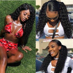 Кудрявые, выровненные кутикулы, необработанные, необработанные, неклеевые, 13x4, Full HD, парики из натуральных волос, кружева спереди для черных женщин - Product Image 6